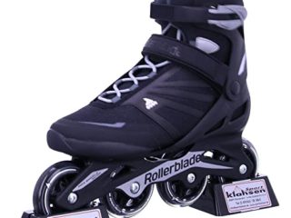Rollerblade Zetrablade Patines, Unisex Adulto, Negro/Plata, 285