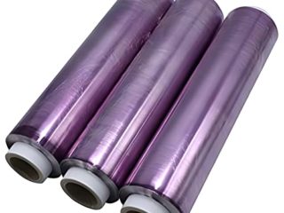 Rollos film transparente alimentario 30x300 - Pack 3 rollos papel de cocina tamaño industrial - ideal para embalar alimentos y protección de tatuajes. 2 en 1 para Frigorífico y Microondas