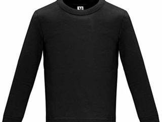 ROLY Camiseta Baby 7203 Bebé Manga Larga Negro 02 12 M