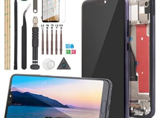 RongZy OLED Pantalla Completa para Huawei P20 Pro CLT-AL01 CLT-L29 CLT-L09 con Herramientas (Negro con marco,No para P20 )
