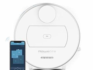 Rowenta X-plorer Serie 75 RR7647 Robot aspirador con mopa con mapeo 2700 Pa, especial mascotas y alergias, compatible con smartphones y asistentes de voz con 3 mopas: estándar, Animal Scrub y Allergy