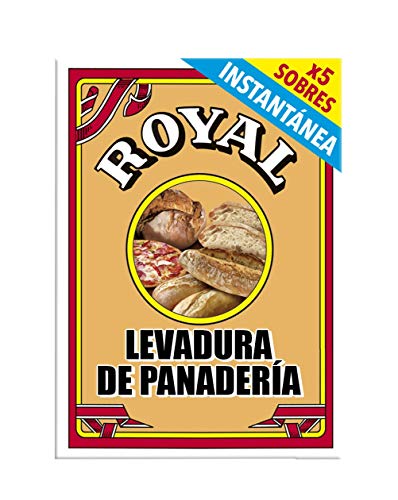 Royal Levadura de Panadería Instantánea en Formato Polvo 5 Sobres, 27.5g