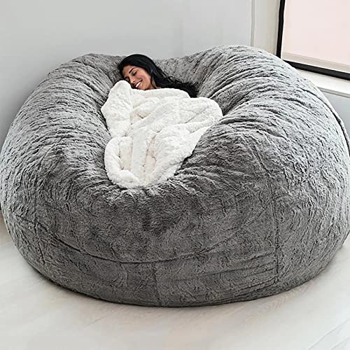 RTYHN Silla Puf Ultra Suave, Sofá Puf Pequeño Lavable, Funda para Sillas Puf, para Dormitorio, Habitación de Niños (sin Relleno)