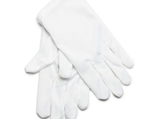 Rubies 's - Guantes de algodón Infantiles, Color Blanco (Talla única)