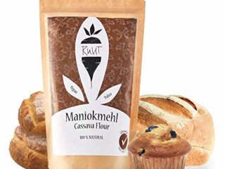 Ruut Harina de Yuca Totalmente Natural - Paleo, Vegetariana, Protocolo AIP, Dieta FODMAP - Harina sin Gluten - Harina de Pan Sana sin Frutos Secos, Cereales ni Aditivos - Harina sin Gluten 500 g