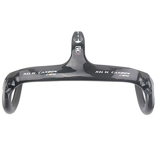 RXL SL 1-1/8"manillares Carretera de Carbono Manillar Integrado Bici Carretera Carbono 420 * 120mm