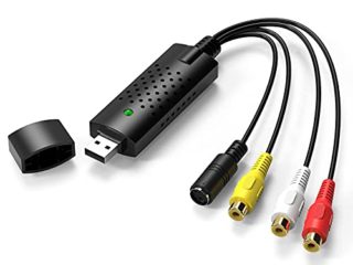 Rybozen Convertidor de audio/video USB 2.0 Digitalice y edite video desde cualquier fuente analógica incluyendo VCR DVD VCR