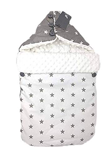 Saco capazo compatible para Bugaboo Bee - bugaboo camaleon hecho a mano (Blanco) (Polar) (118-25-24-59)