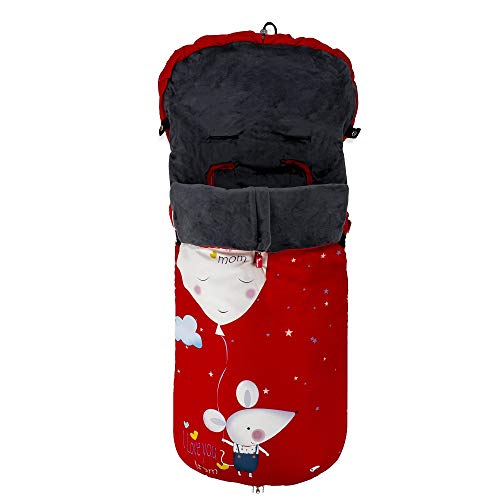 Saco de silla paseo Polar Universal Impermeable polar (ratita roja)