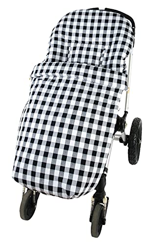 Saco para Silla Universal estampado Vichy (negro)