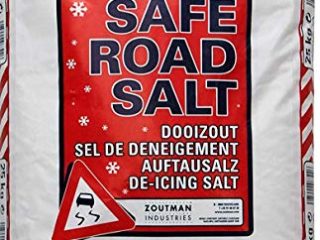 Safe Road Sal de Roca para descongelar Caminos y Caminos de Nieve y Hielo. Cristales de Sal Puros y Secos, tamaño Completo, Bolsa de 25 kg