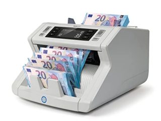 Safescan 2250 - Contadora automática de billetes clasificados, Detección UV, MG y tamaño