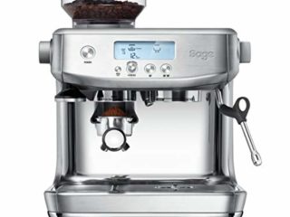 SAGE SES878BSS the Barista Pro, Cafetera espresso, Cappuccinatore, 15 Bar, Acero Inoxidable