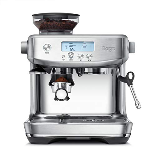 SAGE SES878BSS the Barista Pro, Cafetera espresso, Cappuccinatore, 15 Bar, Acero Inoxidable