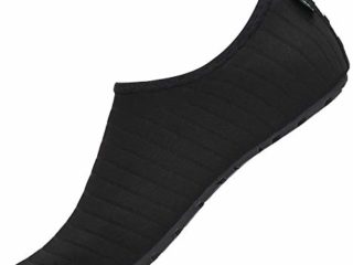 SAGUARO Escarpines Hombre Mujer para Buceo Snorkel Surf Natación Piscina Vela Mares Rocas Río Zapatos para Agua Calzado Playa Zapatillas Deportes Acuáticos (033 Negro,38/39 EU)