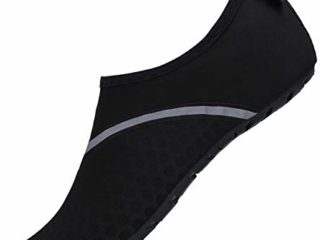 SAGUARO Escarpines Hombre Mujer para Buceo Snorkel Surf Natación Piscina Vela Mares Rocas Río Zapatos para Agua Calzado Playa Zapatillas Deportes Acuáticos(030 Noir, 40/41 EU)