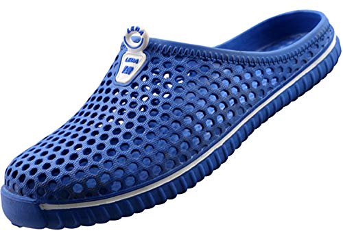 SAGUARO Unisex Sandalias de Playa Ahueca hacia Fuera Las Zapatillas Verano Ligeros Respirable Zapatos de Interior Exterior del Deslizador,Etiqueta 36=35 EU Azul Profundo