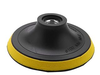 Sahkgye Polishing Almohadilla de Respaldo Almohadilla de Lijado Almohadillas M14 Para Máquina Pulidora Nuevo Diámetro de Rosca K1: 100 Mm