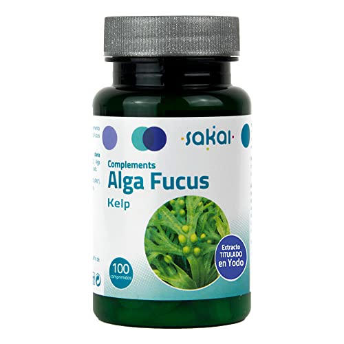 Sakai –Alga Fucus – Fuente Natural de Yodo- El complemento para el control de tu figura- Acelera el metabolismo, aumenta la quema de calorías, sacia el apetito – Protector y antibacteriano - Iodine