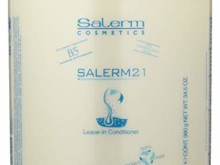 Salerm Cosmetics 21 Silk Protein Leave-In Acondicionador, 1000 ml