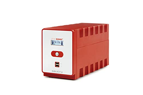 Salicru SPS.2200.Soho+ - Sistema de Alimentación Ininterrumpida, Color Rojo, 2200 VA