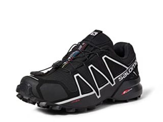 Salomon Speedcross 4 GTX, Zapatillas Hombre, Black/Black/Silver Metallic X, 43 1/3 EU