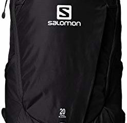 Salomon Trailblazer 20 Mochila para Trekking Unisex, Perfecta para Correr, Senderismo y Ciclismo, Negro, Capacidad Máxima de 20 Litros