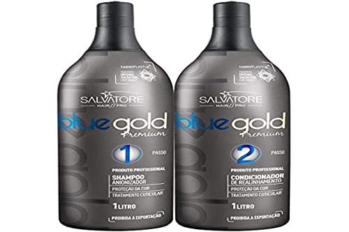 Salvatore Premium Azul Oro Alisamiento Progresivo 2 x 1L - Salvatore