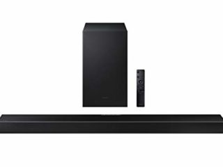 Samsung Barra de Sonido HW-Q600A - Dolby Atmos y DTS:X, 3.2.1 Canales, Q-Symphony, Tap Sound, Modo Juego Pro, Conexión Bluetooth Múltiple, Acoustic Beam y Sonido Inteligente