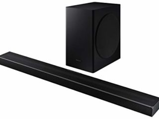 Samsung Barra de Sonido HW-Q60T - Sonido 360W, 5.1Ch, Subwoofer inalámbrico, Dolby Digital 5.1, DTS Virtual:X, Q-Symphony y Tecnología Acoustic Beam