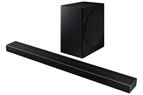 Samsung Barra de Sonido HW-Q60T - Sonido 360W, 5.1Ch, Subwoofer inalámbrico, Dolby Digital 5.1, DTS Virtual:X, Q-Symphony y Tecnología Acoustic Beam