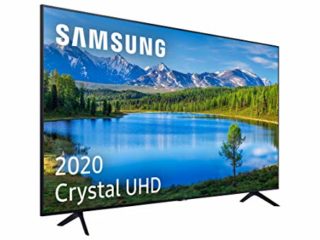 Samsung Crystal UHD 2020 43TU7095 - Smart TV de 43", 4K, HDR 10+, Procesador 4K, PurColor, Sonido Inteligente, Función One Remote Control y Compatible Asistentes de Voz, Compatible con Alexa