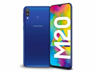 Samsung Galaxy - M20 Smartphone, FHD+ Infinity V Display 6.3, 4 GB RAM, 64 GB ROM, azul