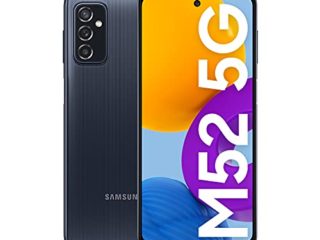 SAMSUNG Galaxy M52 5G - Teléfono móvil, Android, Smartphone, 128 GB, Negro, Versión ES