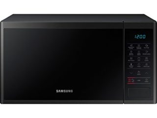 SAMSUNG MG23J5133AK/EC Microondas con Grill, 23 Litros de Capacidad, Potencia 800W/1100W, Interior Cerámico Enamel, Color Negro Mate