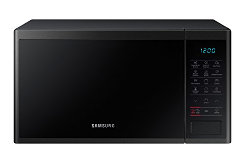 SAMSUNG MG23J5133AK/EC Microondas con Grill, 23 Litros de Capacidad, Potencia 800W/1100W, Interior Cerámico Enamel, Color Negro Mate