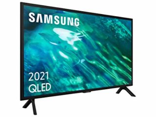 Samsung QLED 4K 2021 32Q50A - Smart TV de 32" con Resolución 4K UHD, HDR10+, Contrast Enhancer, OTS Lite, Multi View, Motion Xcelerator y Alexa Integrada, Color Negro