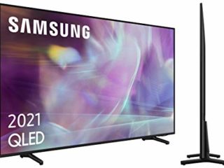 Samsung QLED 4K 2021 43Q60A - Smart TV de 43" con Resolución 4K UHD, Procesador 4K, Quantum HDR10+, Motion Xcelerator, OTS Lite y Alexa Integrada, Color Negro