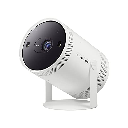 Samsung The Freestyle 2022 SP-LSP3B - Proyector Smart TV hasta 100 Pulgadas con diseño rotante 360º, Sonido 360º con Altavoz Premium, Calibración Automática y Compatible con asistentes de Voz