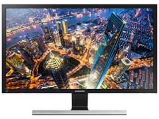 Samsung U28E570 - Monitor de 28"4K (3840x2160), 1 ms, 75 Hz, FreeSync, Flicker-Free, LED, 16:9, 1000:1, 370 cd/m², 170°, 2x HDMI, DisplayPort, Soporte VESA, Gaming Negro Metálico / Plata