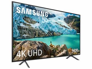 Samsung UE43RU7105 - Smart TV 2019 de 43" con Resolución 4K UHD, Ultra Dimming, HDR (HDR10+), Procesador 4K, One Remote Experience, Apple TV y Compatible con Alexa