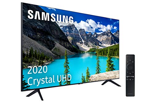 Samsung UHD 2020 50TU8005 - Smart TV de 50" 4K, HDR 10+, Crystal Display, Procesador 4K, PurColor, Sonido Inteligente, One Remote Control y Asistentes de Voz Integrados, con Alexa integrada