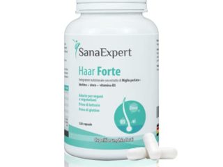SanaExpert Haar Forte | VITAMINAS PARA EL CRECIMIENTO Y LA SALUD DEL PELO | con Biotina, Zinc, Mijo Perlado y Selenio (120 Comprimidos). Ingredientes veganos 100% naturales. Fabricado en Alemania.