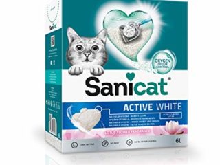 Sanicat Active Arena De Gato, Ultra Aglomerante, Aroma de Flor de Loto, 6L