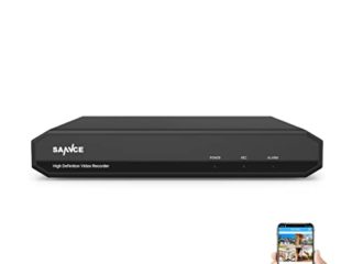 SANNCE DVR 8 Canales 1080P HD 5 en 1 para Sistema de Vigilancia Grabadora kit de Seguridad para el Hogar con Cable Grabador de Video Digital, CCTV Admite CVBS / AHD / TVI / CVI / IP