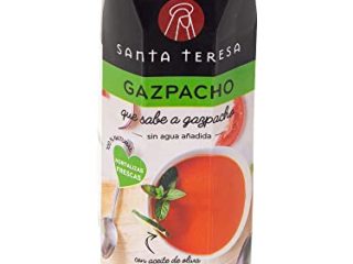 Santa Teresa - Gazpacho Tradicional - Elaborado Con Ingredientes Naturales, Receta Tradicional Con Hortalizas Frescas, Sin Aditivos Y Sin Conservantes - 1 Litro