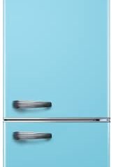 Sauber - Frigorífico Combi Serie 5-RETRO AZUL - E - 192x60cm - Color Azul - ENTREGA EN DOMICILIO