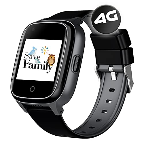 SaveFamily Senior. Reloj localizador personas mayores GPS, Llamadas, Aviso de caída, Botón SOS, Recordatorio de medicamentos, Ritmo cardíaco. Reloj pulsera personas mayores marca Española y App Propia