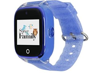 SaveFamily SUPERIOR. Reloj inteligente niño con Cámara. Llamadas, Botón SOS , Anti-Bullying, Chat Privado, Modo Colegio, Mensajes y Waterproof. Reloj GPS niños. Smartwatch niño Azul
