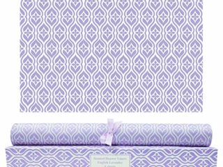 SCENTORINI Papel de Cajones de Fragancia de Lavanda, Perfumada para Armario Gabinete, 40 cm x 58 cm, 6 Hojas Violeta - Lavanda 6 Piezas